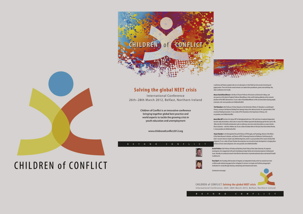 Children of Conflict conference marketing material