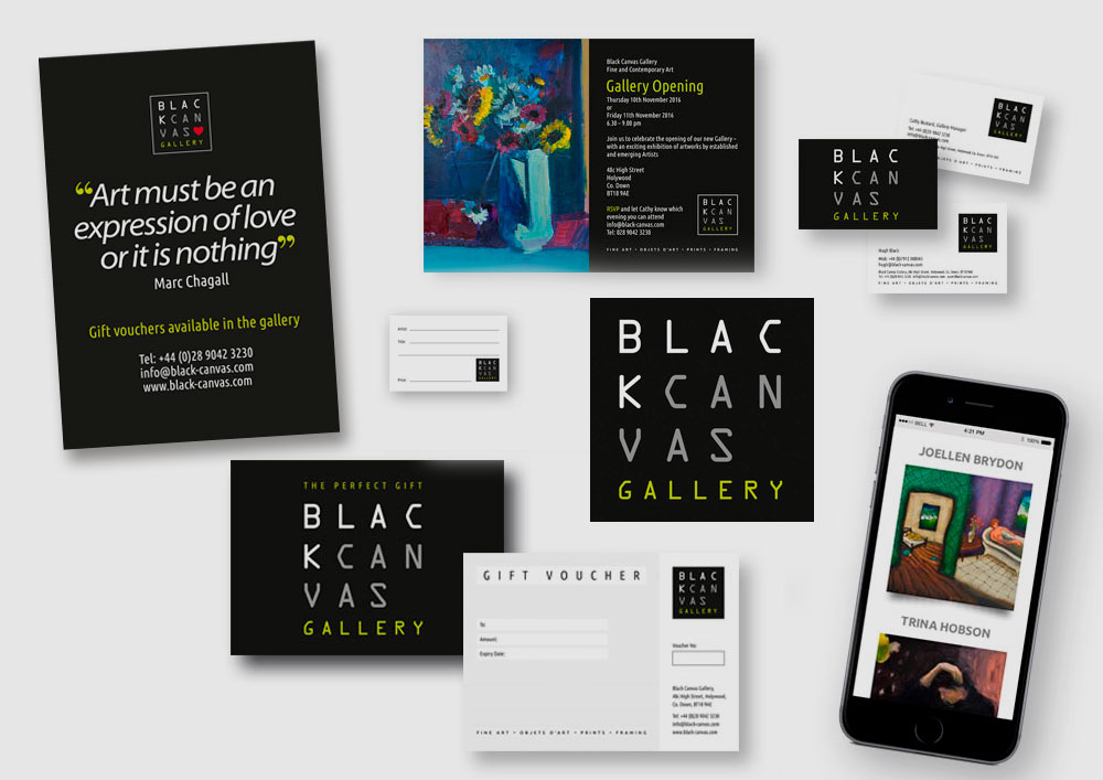 Black Canvas marketing material