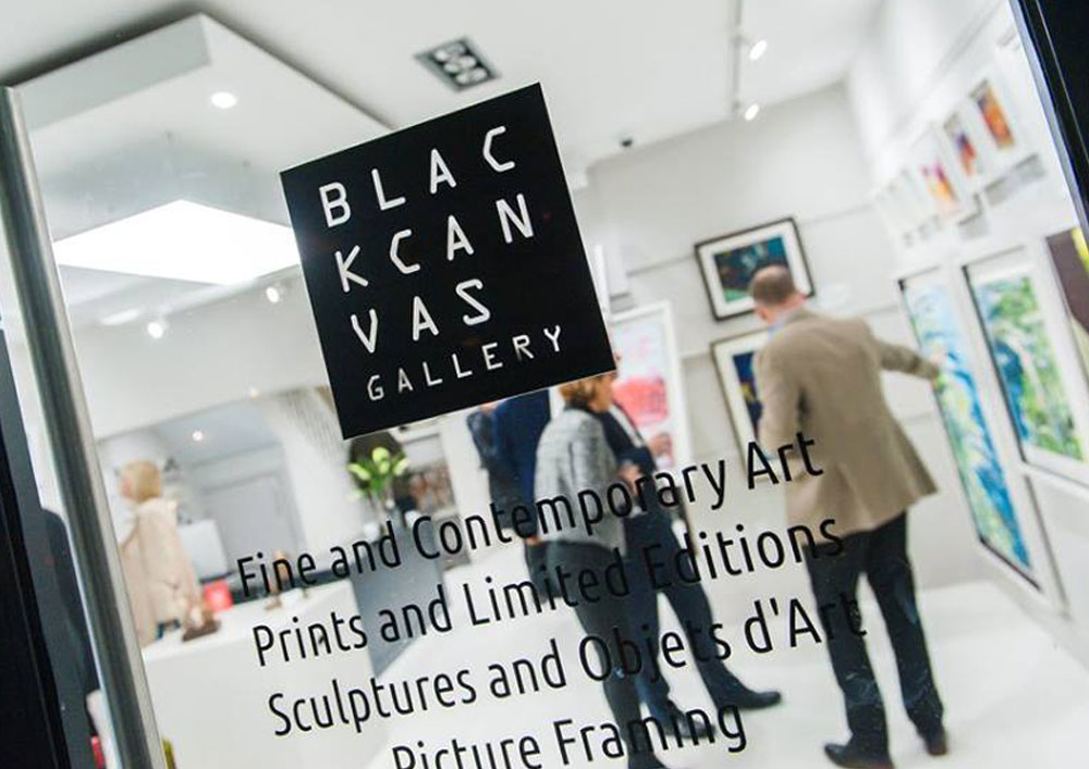 Black Canvas Gallery reception