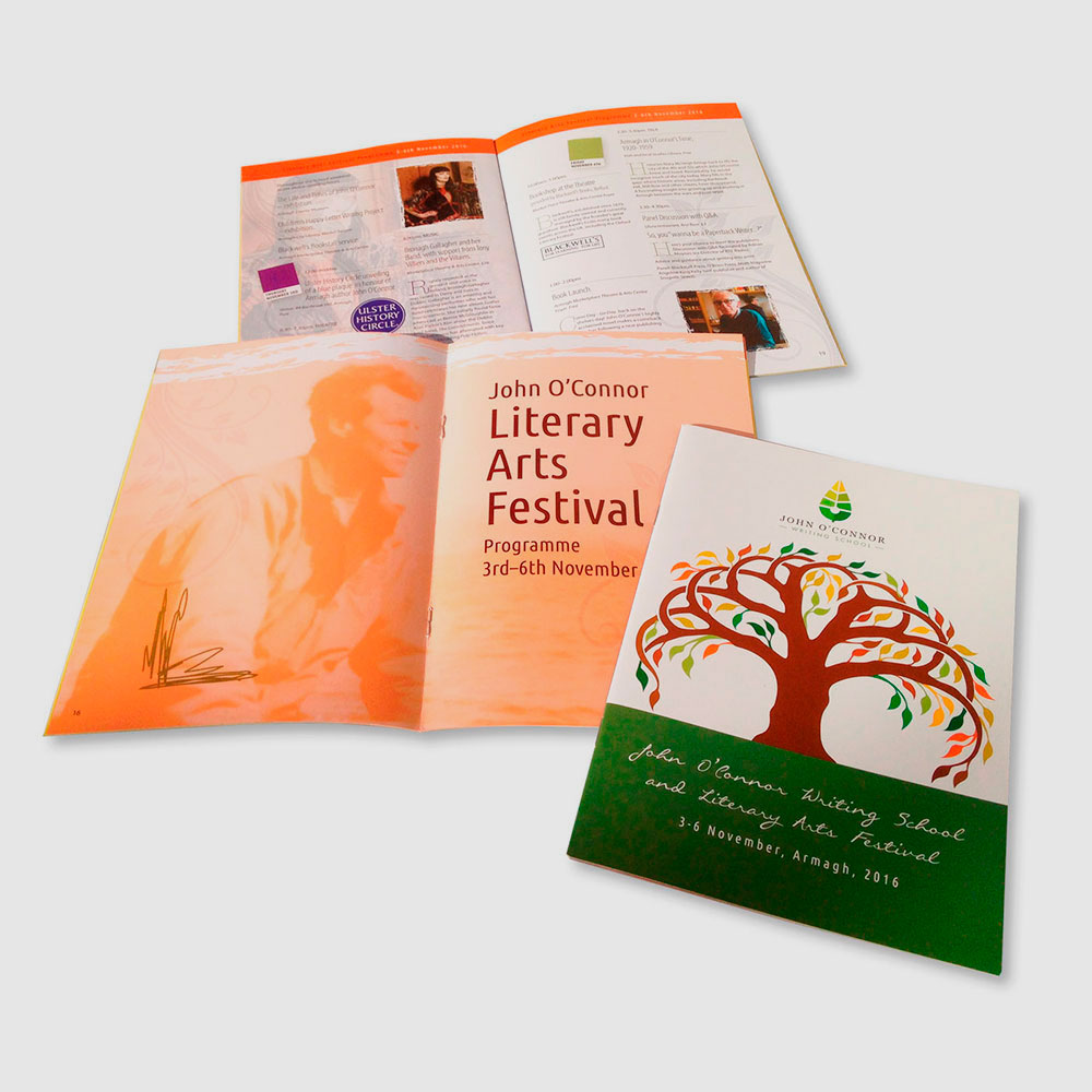 John O'Connor Literary Arts Festival brochure