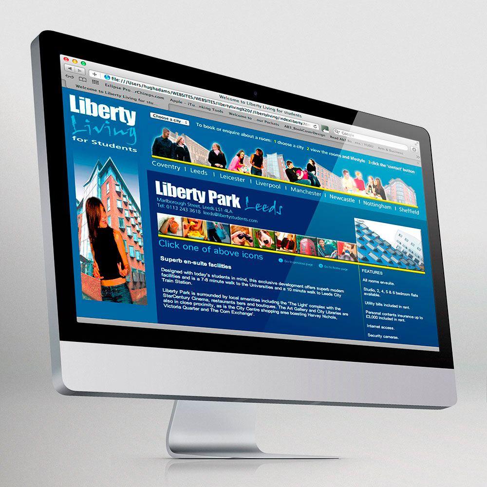 Liberty Living website