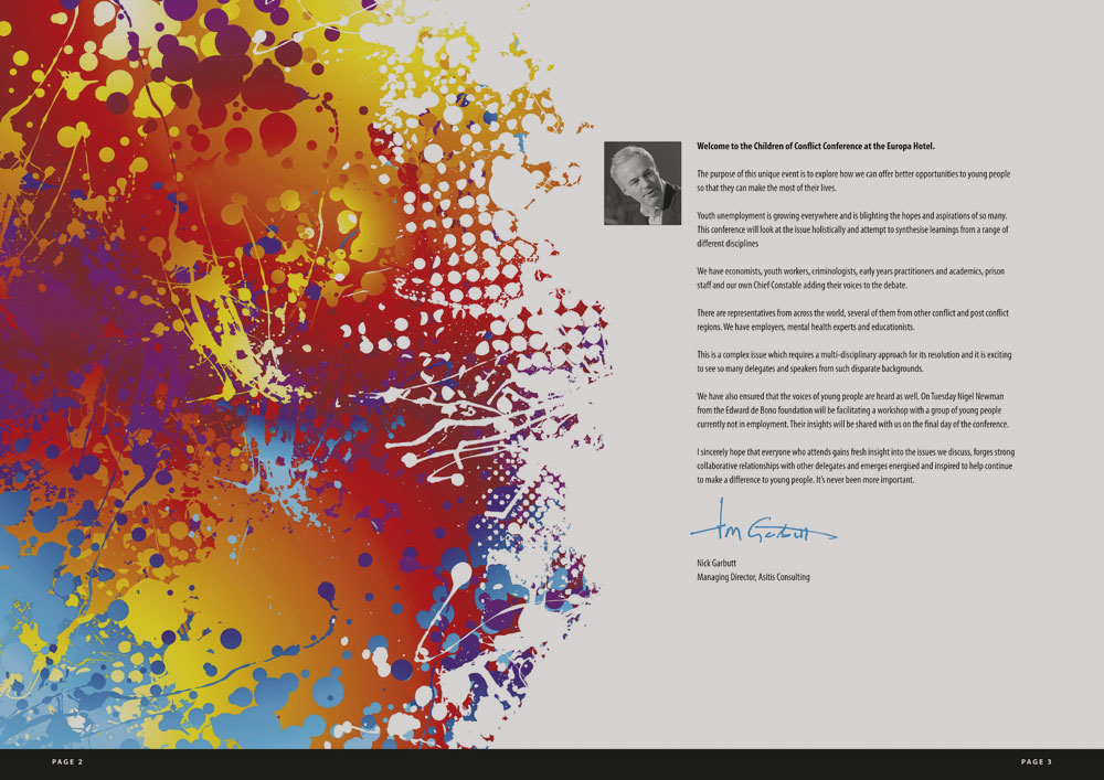 Children of Conflict conference brochure