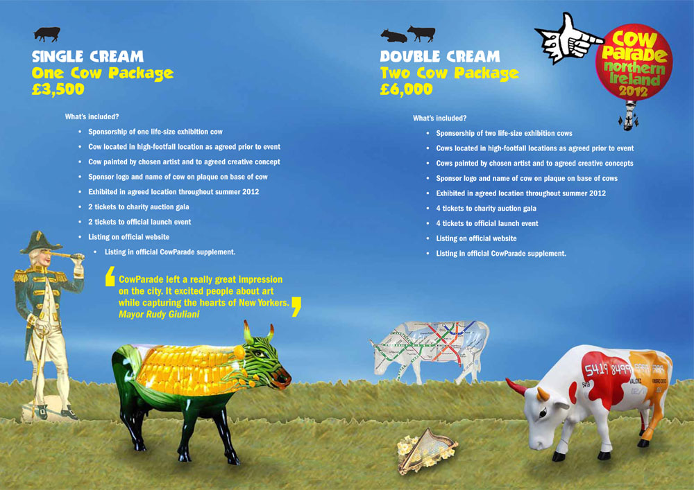 Cow Parade brochure