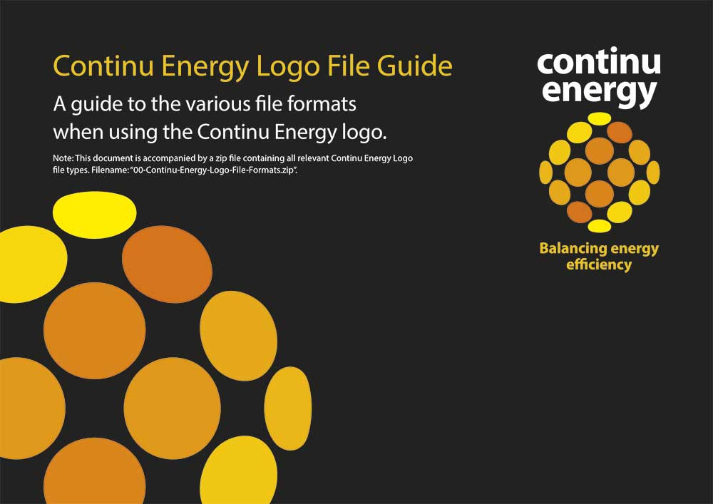 Continu Energy branding logo