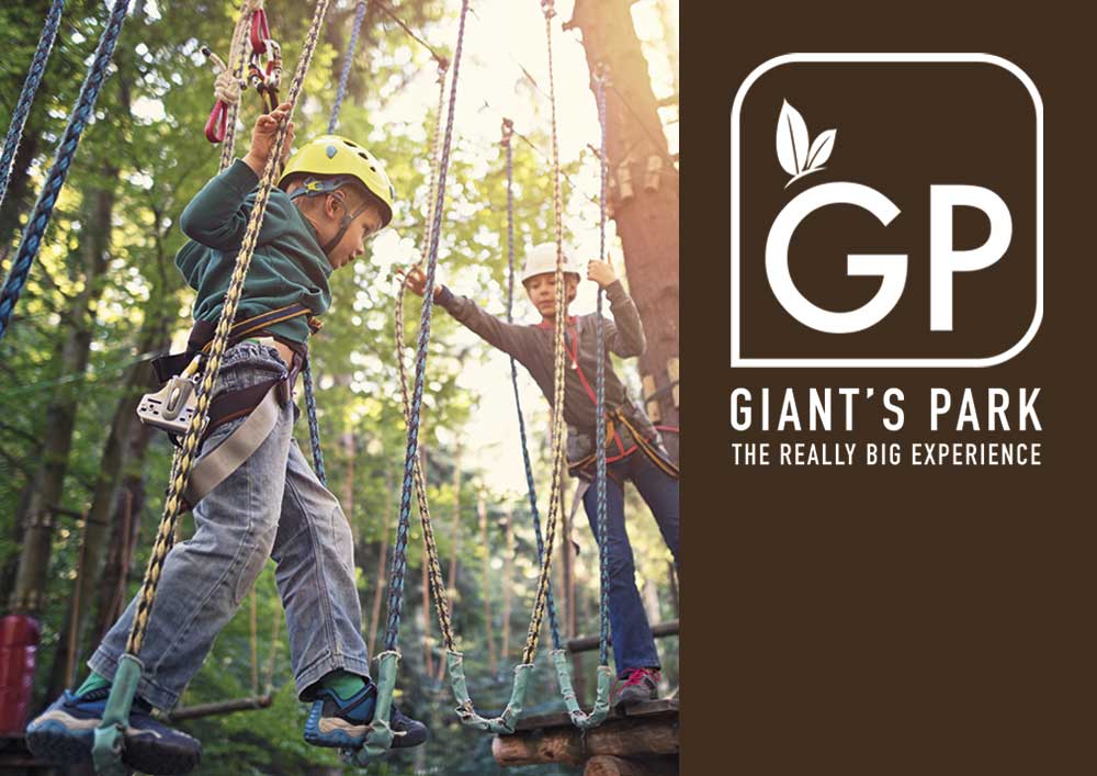 Giant's Park branding by AB3 Design