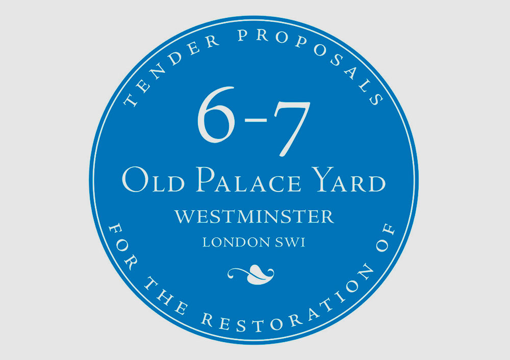 Old Palace Yard, Westminster - branding by AB3 Design