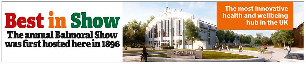 King's Hall hoarding