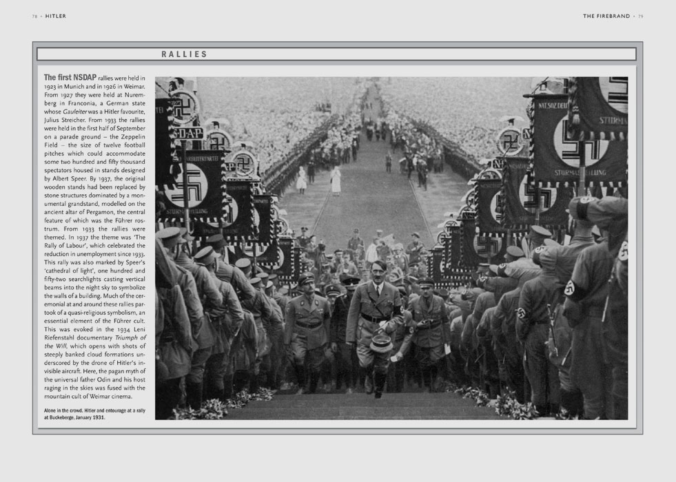 Hitler: An Illustrated Life book design by AB3