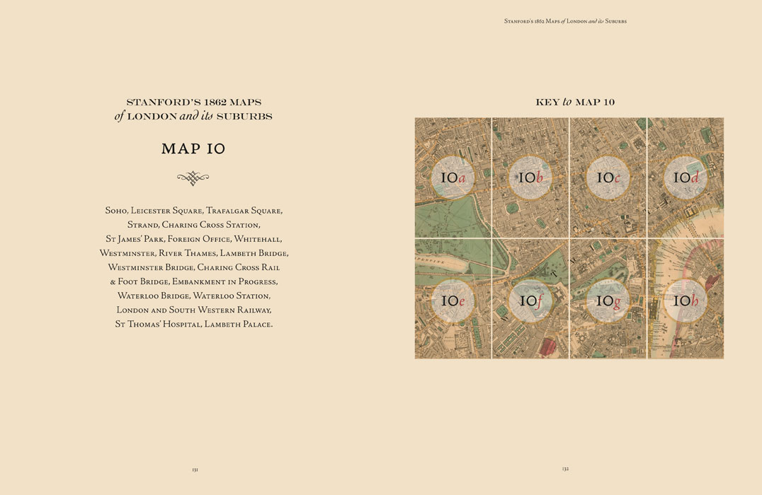 Stanford's 1862 Maps of London book design by AB3